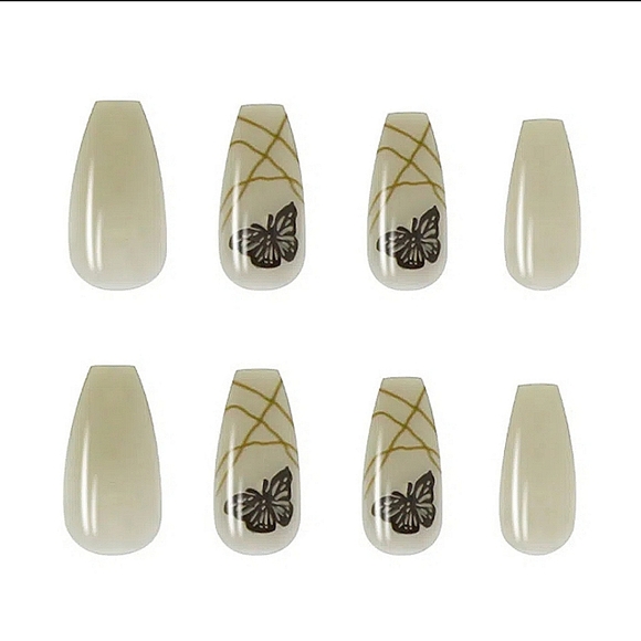 Nail Art Nail Patch Removable Medium Length Fake Nails - Picture 2 of 6